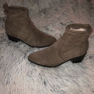 Gray booties!